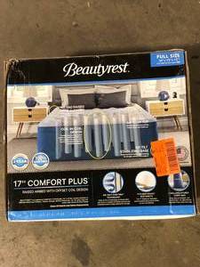 lot 37 image: Beautyrest Comfort Plus Air Bed Mattress with Built-in Pump and Plush Cooling Topper, 17 Full Customer Returns See Pictures