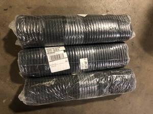 lot 45 image: Ottomanson Lifesaver Non-Slip Rubberback IndoorOutdoor Long Hallway Runner Rug 2 ft. x 8 ft. Black Polyester Garage FlooringCustomer Returns See Pictures