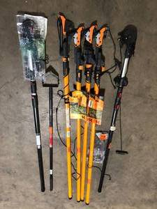 lot 11 image: Lot of Assorted Lawn Care Tools Various Models and Conditions Customer Returns See Pictures