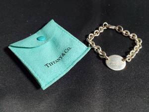 lot 305 image: Tiffany & Co. Return to Tiffany Heart Tag Bracelet with Pouch