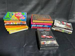 lot 506 image: Assorted Lot of 18 Books and Classic Sports Cars DVD Collection