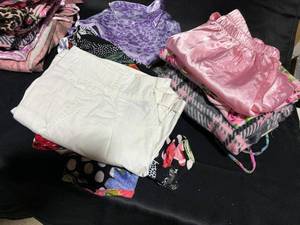 lot 509 image: Assorted Womens Clothing Lot - Pajamas, Tops, and Pants