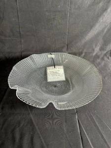lot 549 image: VETROPURO Decorative Glassware Bowl - Made in Turkey