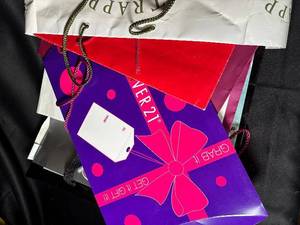lot 703 image: Assorted Gift and Shopping Bags Lot