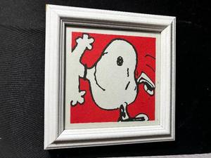lot 736 image: Lot of 2 Seasonal and Cartoon Themed Wall Art Pieces