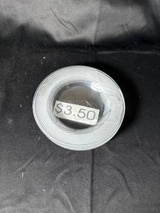 lot 756 image: Set of 5 Frosted Glass Plates with Leaf Design