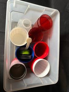lot 797 image: Assorted Cups with Basic Organizer Box