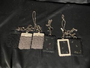 lot 630 image: Lot of 6 COCO CARMEN ID Card Holder Keychains