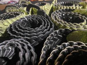 lot 632 image: Lot of 9 Assorted Braided Belts
