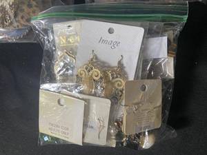 lot 667 image: Assorted Lot of Fashion Earrings - 3 Bags