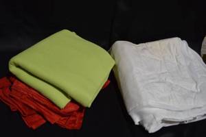 lot 17 image: Box of Blankets and Mattress Pad