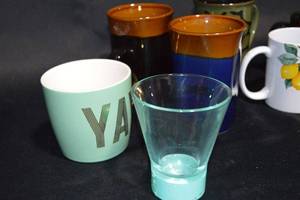 lot 22 image: Assorted Decorative Mugs and Cups Lot