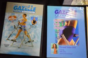lot 84 image: Health and Fitness Lot with DVDs, Drinkware, and Fitness Guide