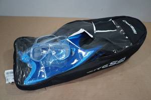 lot 91 image: Cressi Palau SAF Adult Snorkel Set -LXL, Blue