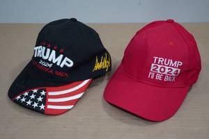 lot 98 image: 2 Trump 2024 Snap Back Hats