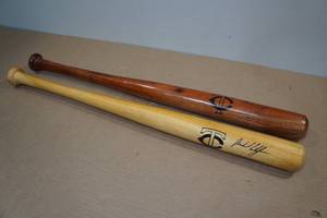 lot 115 image: 2 Twins Michael Cuddyer Baseball Bats