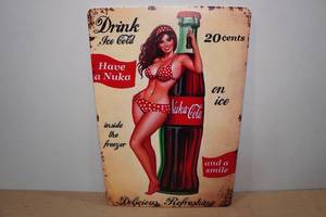 lot 121 image: Nuka-Cola Metal Sign