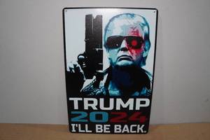 lot 124 image: Trump 2024 Metal Sign