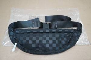 lot 161 image: Black Checkered Sling Bag