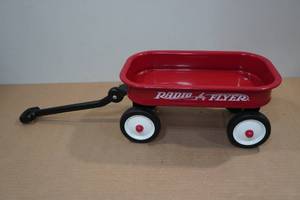 lot 181 image: Mini Radio Flyer Metal Wagon