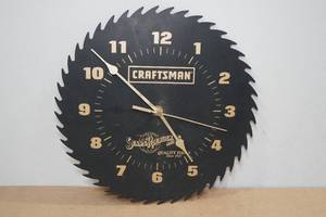 lot 183 image: Vintage Sears Craftsman Saw Blade 10 Clock