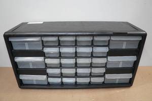 lot 192 image: Home Depot Akro Mills 26 Compartment Organizer