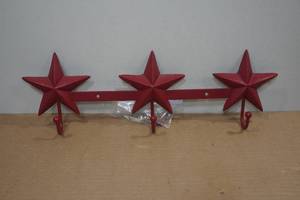 lot 226 image: Cast Iron Star Coat Rack