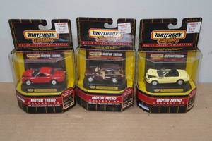 lot 259 image: 3 Matchbox Collectable Motor Trend Die Cast Cars