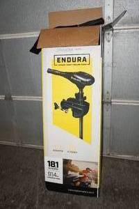 lot 1A image: Minn Kota Endura 40lb 36 Transom-Mount Trolling Motor