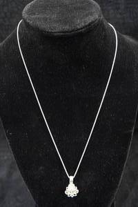 lot 284 image: Pearl Cage Pendant with Sterling Silver Chain