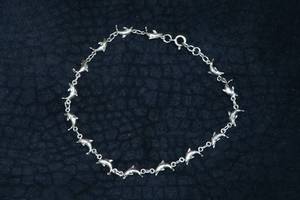 lot 287 image: Sterling Silver Dolphin Bracelet