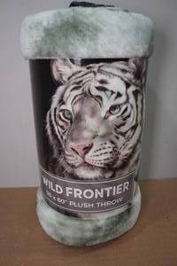 lot 348 image: Wild Frontier Plush Throw Blanket 50x60