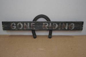 lot 353 image: Gone Riding Wall Dcor