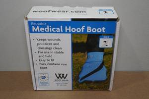 lot 356 image: Woof Ware Reusable Medical Hoof Boot -Size 1