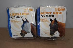 lot 360 image: 2 Cashel Fly Masks -WeanlingSmall Pony