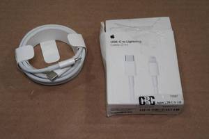 lot 377 image: 2 Apple USB-C to Lighting Charging Cords