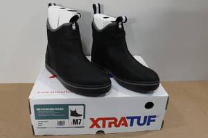 lot 400 image: Xtratuf Mens Leather Ankle Deck Boots -Size 7
