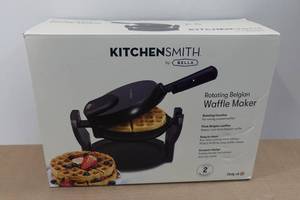 lot 411 image: Kitchen Smith Rotating Belgin Waffle Maker
