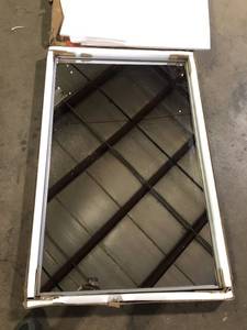 lot 8 image: Large Rectangle Black Modern Mirror (60 in. H x 30 in. W) Customer Returns See Pictures