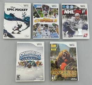 Misc. Vintage Wii Video Games