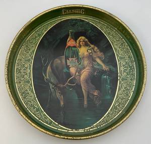 Vintage Clysmic Table Water Metal Serving Tray