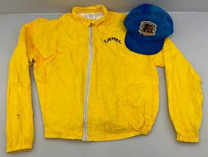 Vintage CAMEL Cigarettes Advertisement Jacket  Size XL & Snapback Hat