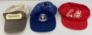 Vintage Snapback Hats Including FORD Mustang,  Summit Brewing Co. & More