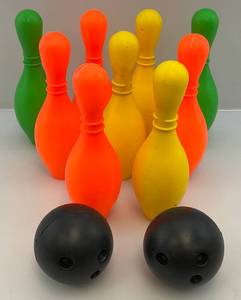 Vintage Kids Plastic Bowling Set