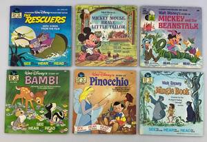 1960s, 70s Walt Disney Books & Records