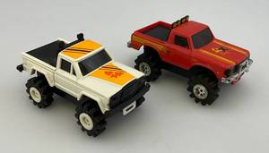 Vintage Schaper STOMPER 4X4s 1 Complete 1 Missing Motor