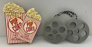 Misc. Metal Movie Theatrer Dcor Pieces