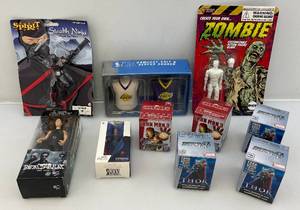 Misc. Vintage  Superhero  Action Figures And More (MOST NEW IN PACKAGE)
