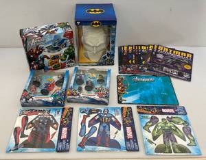 Misc. Vintage  Superhero  Action Figure Items And More (MOST NEW IN PACKAGE)