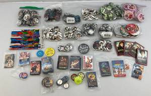 Large Group Of Misc. Vintage Collectible Buttons & More